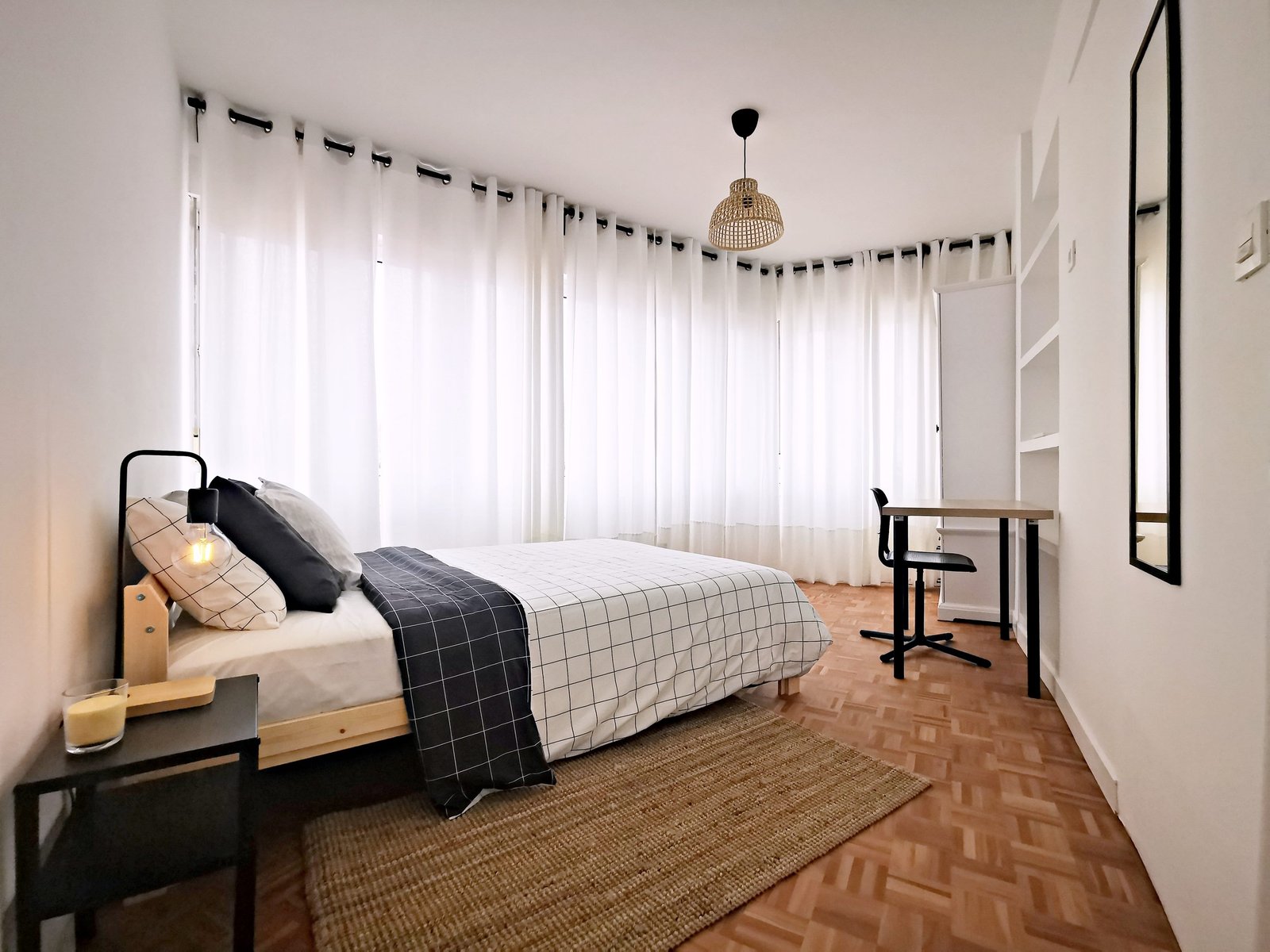 Dormitorio después de la mejora